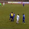 Referee headbutts player