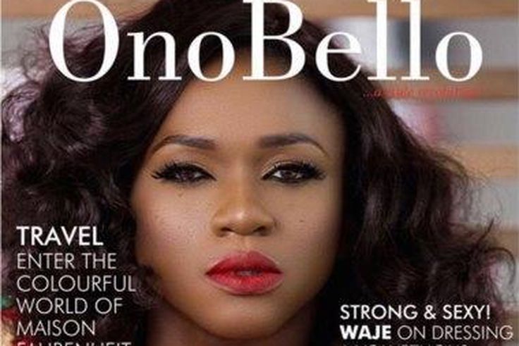 Waje on the ocver of Ono Bello magazine
