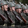 Turkish soldiers march during a Republic Day ceremony in Istanbul, Turkey, October 29, 2015. Turkey marks the 92nd anniversary of the Turkish Republic. 