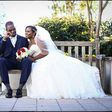 Liz Awoliyi and Tosin Osho's white wedding