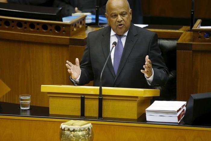 South Africa's Finance Minister Pravin Gordhan delivers his 2016 budget address to the parliament in Cape Town, February 24, 2016. REUTERS/Mike Hutchings