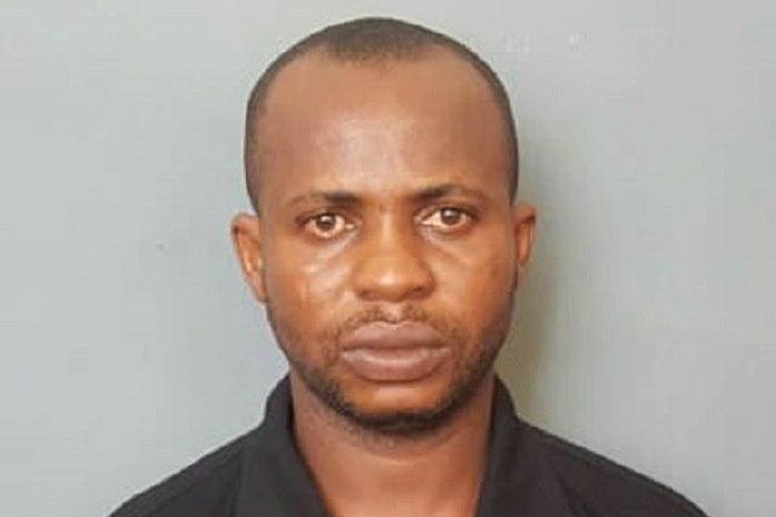 The fake officer, Austin Okwuokei