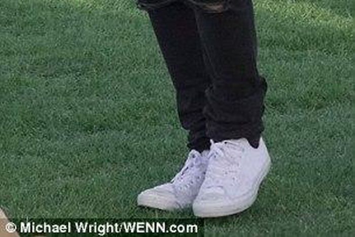 David Beckham's son rocks a man bun and vintage Nirvana T-shirt at Coachella