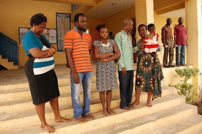 The child trafficking suspects