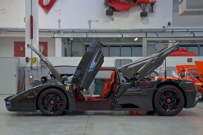 World’s only bare carbon fiber Ferrari Enzo