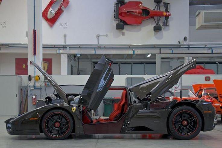 World’s only bare carbon fiber Ferrari Enzo