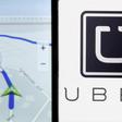 Nokia Maps is seen on a smartphone in front of a displayed logo of Uber in Zenica, Bosnia and Herzegovina, in this May 8, 2015 photo illustration.