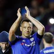 Chelsea's John Terry applauds the fans at the end of the game