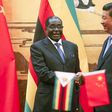 Robert Mugabe with China's Xi Jinping in 2011