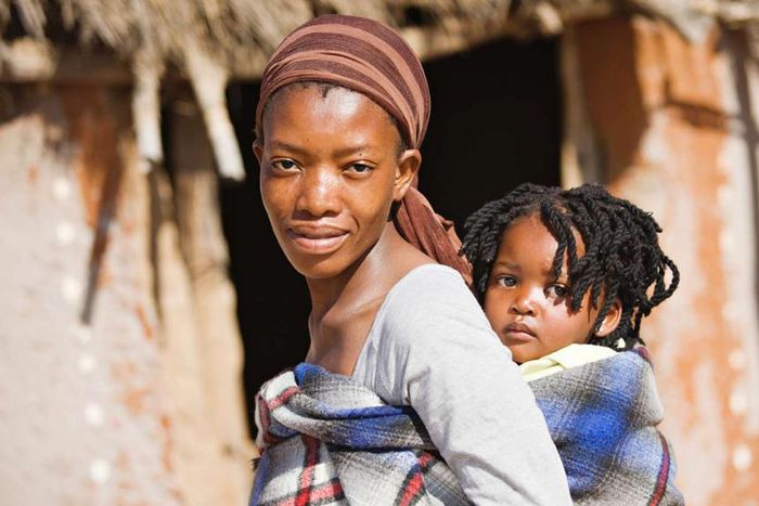 Hardworking African women