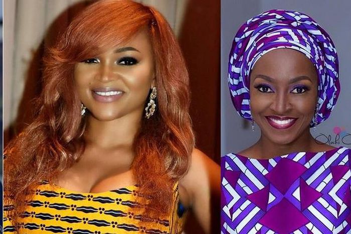 Rita Dominic. Mercy Aigbe, Kate Henshaw wearing bold smokey eye makeup