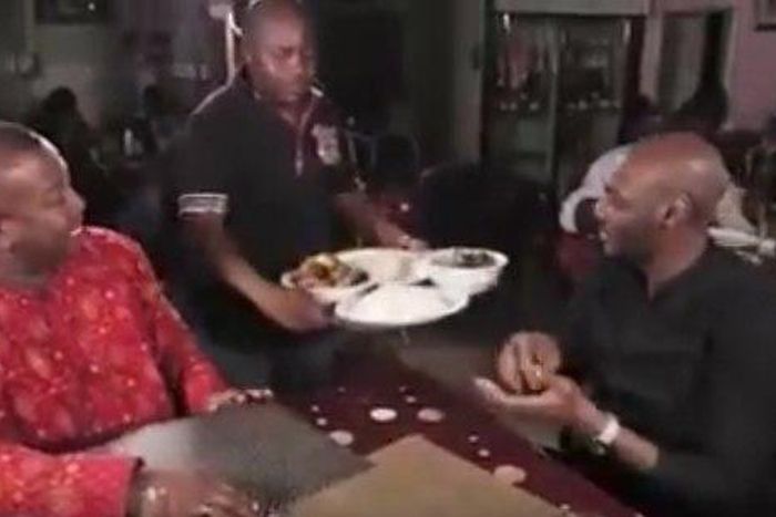 Olisa Adibua and 2Face Idibia in "Bukas and Joints"