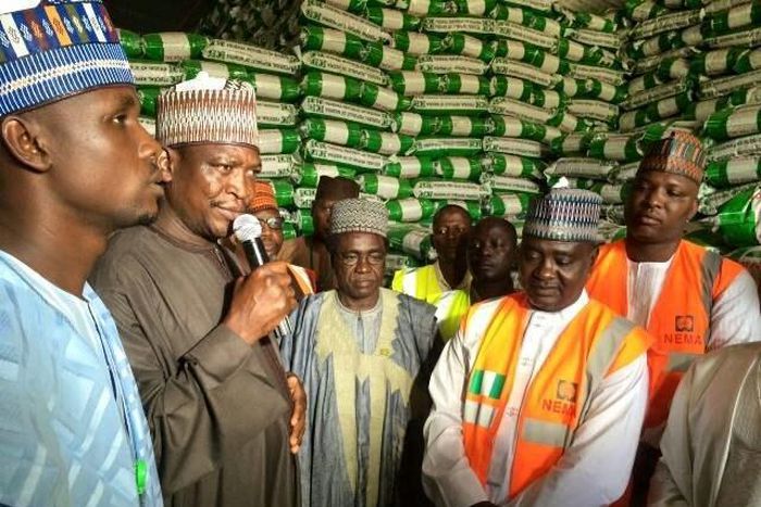 NEMA donates 13,400 bags of food items to IDPs