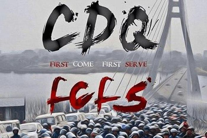 CDQ 'First come first serve' art