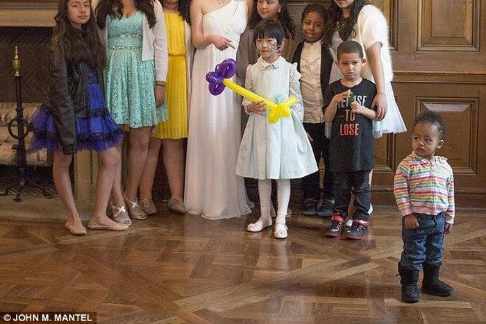 Bride turns canceled wedding ceremony into feast for 60 kids