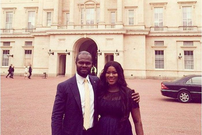 Stephanie Linus and husband