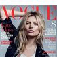 Kate Moss on the cover of Vogue UK