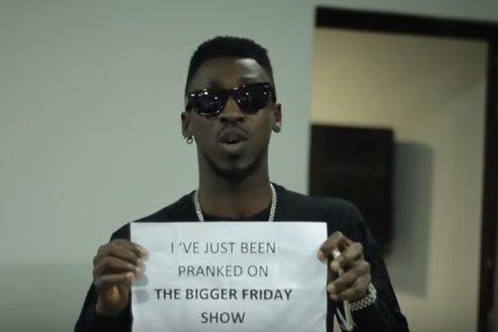 Orezi pranked on "The Bigger Friday Show"