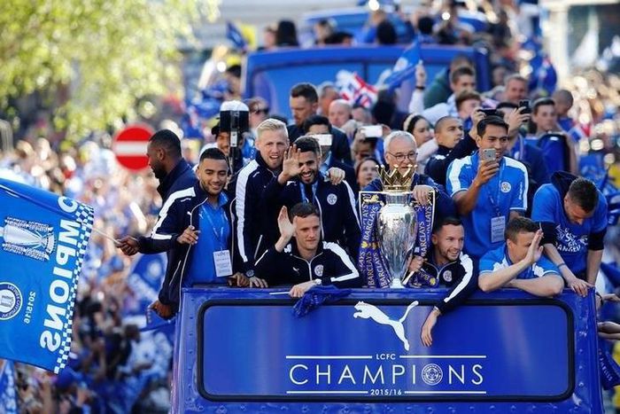 Leicester celebrate title triumph with victory parade