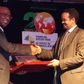 Pioneer president and first Nigerian president of the Afrexim bank, Mr. Chris Edordu receiving an award from the Ethiopian minister of finance.