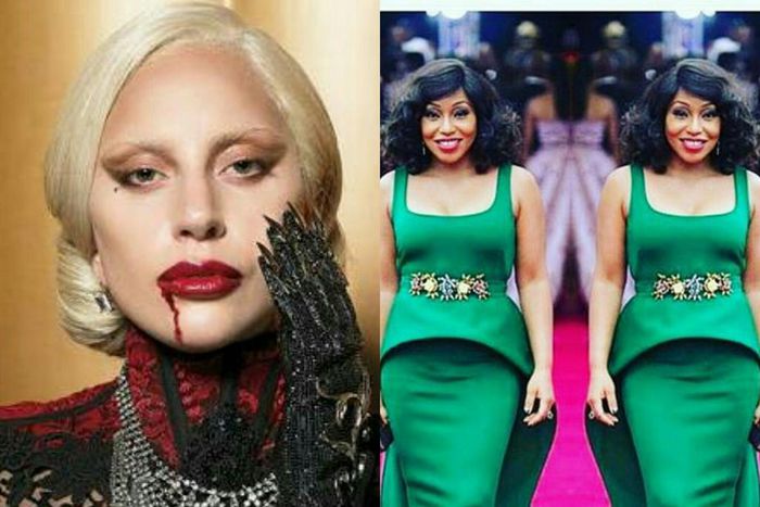 Lady Gaga and Rita Dominic