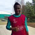 John Obi Mikel in Chelsea training