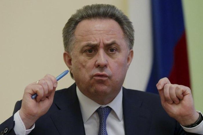 Russian Sports Minister Vitaly Mutko speaks during a news conference in Moscow, Russia, December 23, 2015. REUTERS/Tatyana Makeyeva - RTX1ZVCH