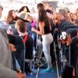 5 Female plane passengers filmed fighting viciously over 'loud music'