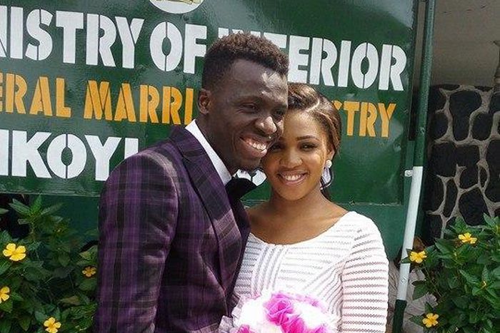 Akpororo and wife Mary Josephine Abraham