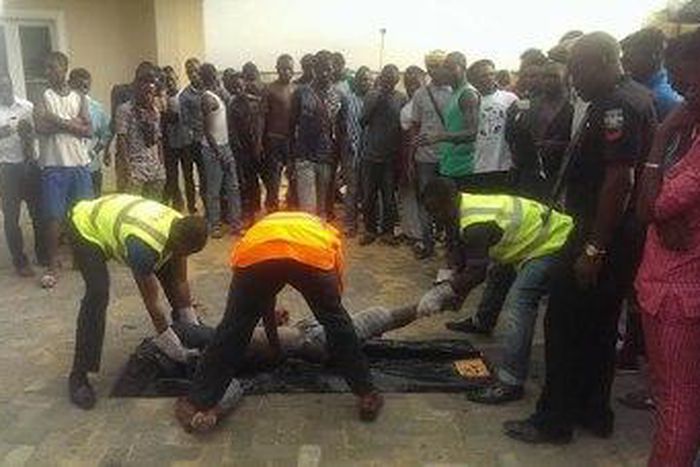 Building collapses in Lekki