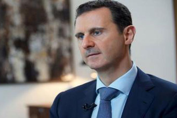 Syria's President Bashar al-Assad speaks during an interview with the Iranian Khabar TV channel in this handout photograph released by Syria's national news agency SANA on October 4, 2015.