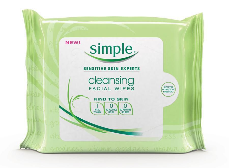 Simple Cleansing Facial Wipes