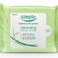 Simple Cleansing Facial Wipes