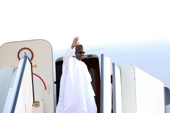President Muhammadu Buhari departs Abuja for Cross River on October 20, 2015