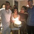 Kim Kardashian, Calvin Harris, French Montana at Jennifer Lopez birthday bash