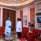 President Muhammadu Buhari meets with Goodluck Jonathan on August 3, 2016