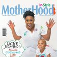 Uche Jombo Rodriguez gets playful with son Matthew on the latest issue of Motherhood In-Style Magazine.
