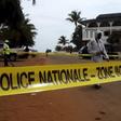 A police cordon is seen while Ivorian police prepare to inspect the area of the hotel Etoile du Sud following an attack by gunmen from al Qaeda's North African branch, in Grand Bassam, Ivory Coast, March 14, 2016.