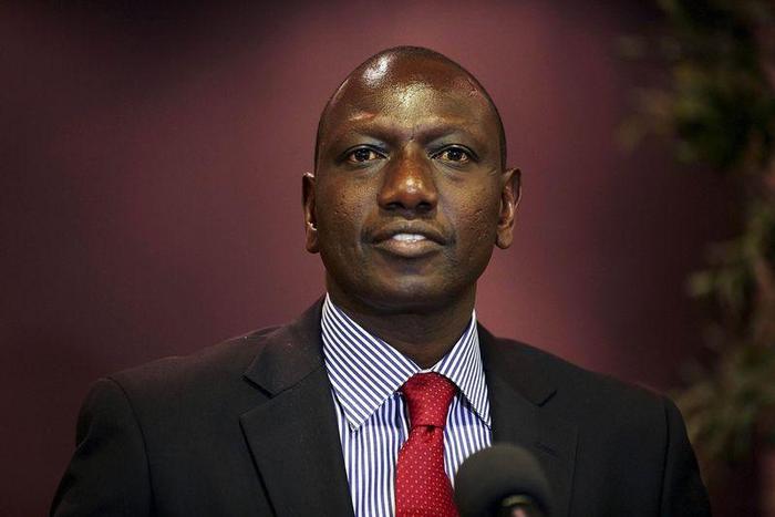 Deputy Kenyan President William Ruto addresses the media at a news conference at the Movenpick Hotel in the Hague in this October 15, 2013 file photo.