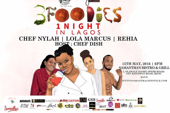 3 Foodies 1 Night In Lagos
