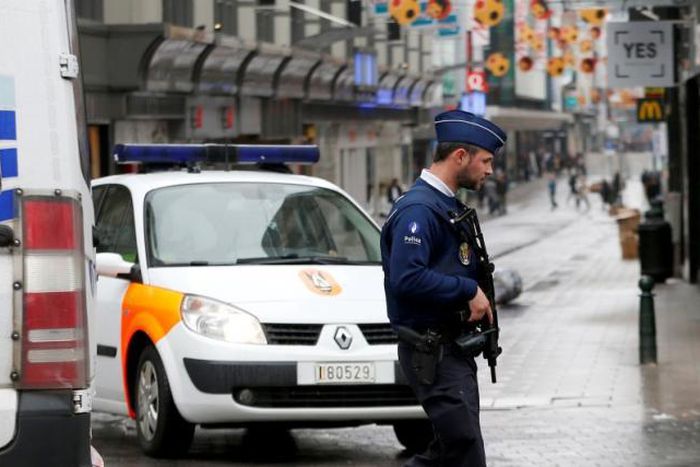 Man found wearing fake bomb belt causes security scare in jittery Brussels