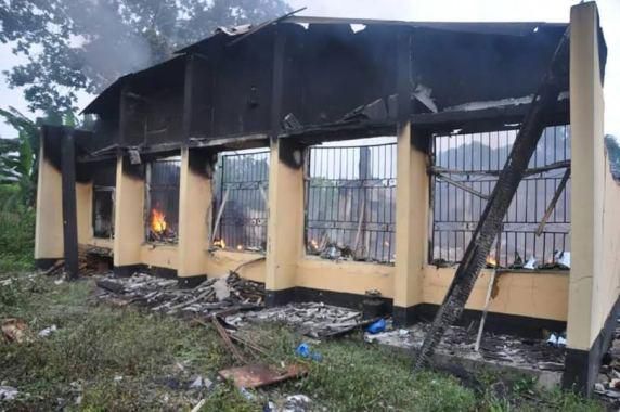 INEC office burns in Rivers State
