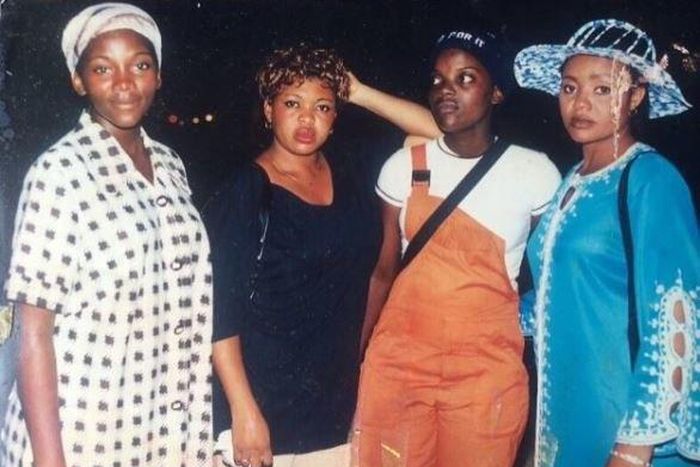Throwback photo L-R Genevieve Nnaji, Jennifer Eliogu, Empress Njamah, Ndidi Obi