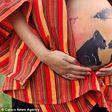 Meet the body painter who draws art on pregnant women's bumps