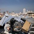 A ScanEagle unmanned aerial vehicle (UAV) is seen on the deck of the USS Ponce