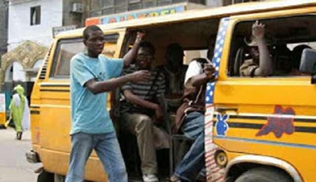 A typical Lagos Danfo bus