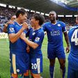 Leonardo Ulloa celebrates wit teammates after one of his goals