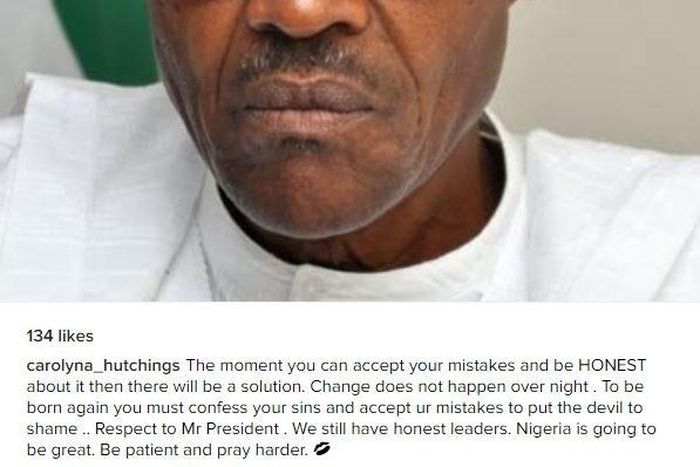 Caroline Danjuma's post