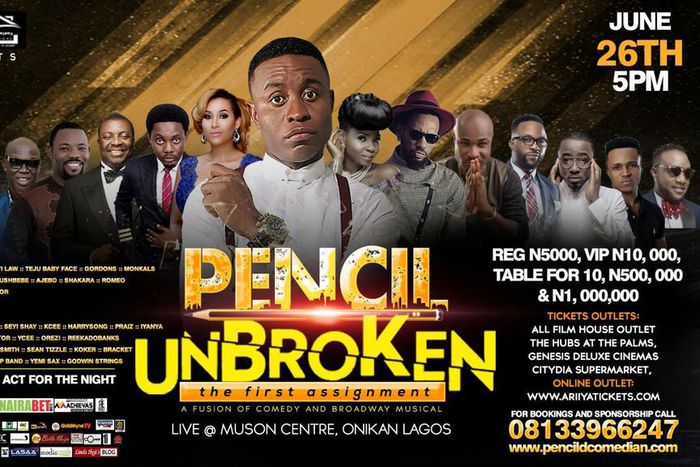 Pencil Unbroken Comedy Concert