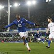 Everton striker Romelu Lukaku scored both of his sides goals against Chelsea in the FA Cup on Saturday, March 12